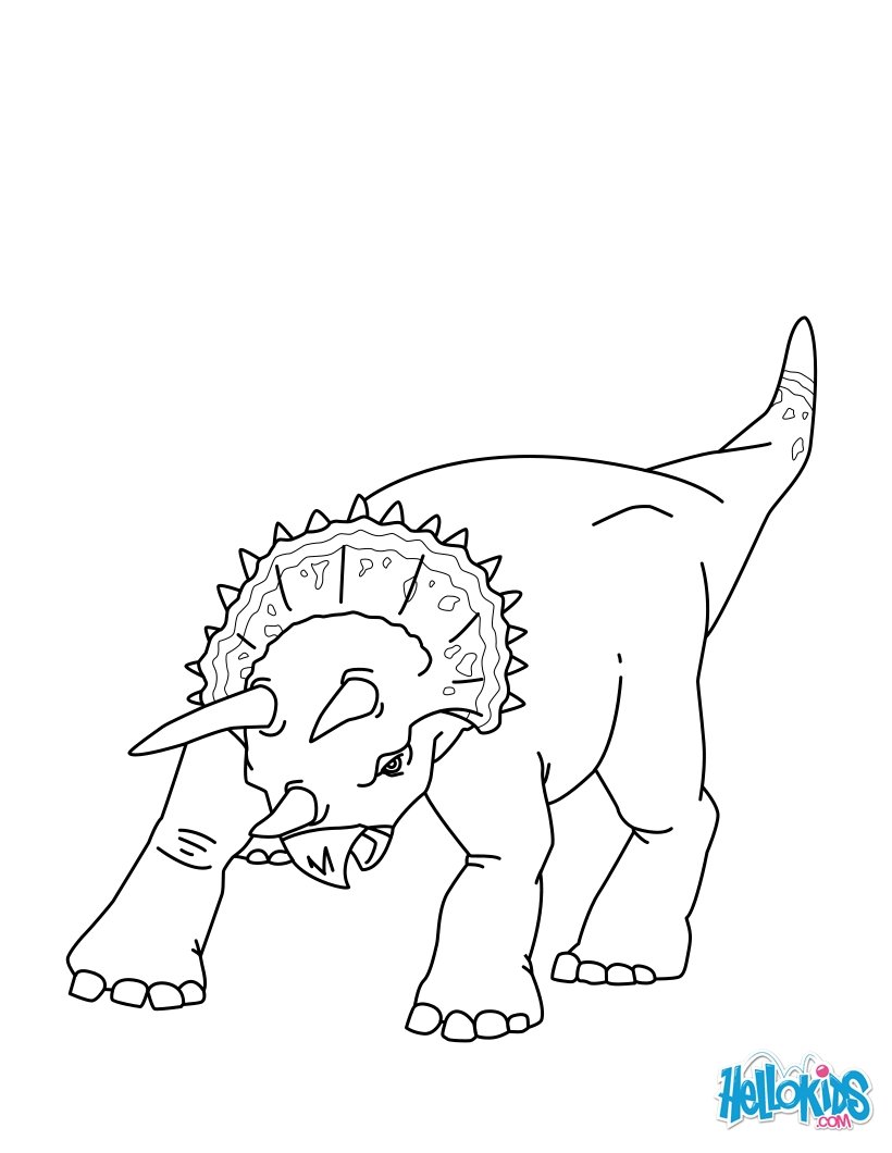 80 Printable Triceratops Coloring Pages For Kids 46