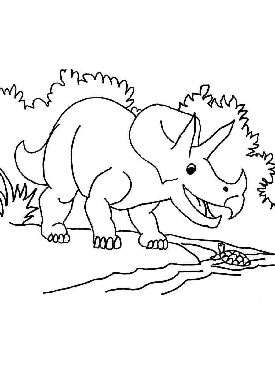 80 Printable Triceratops Coloring Pages For Kids 48