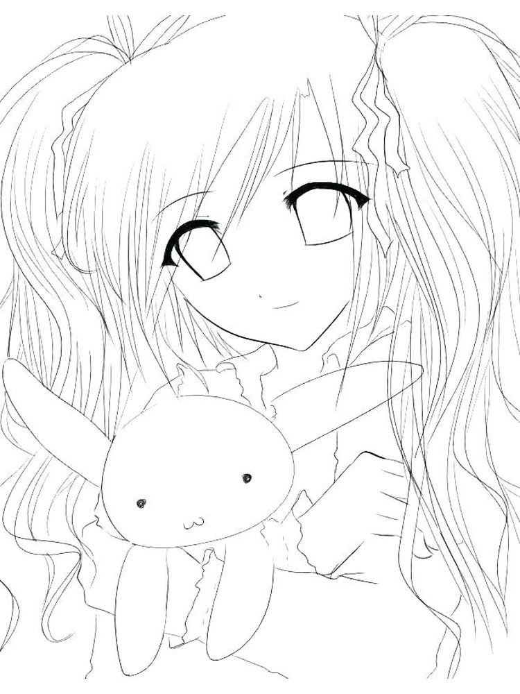 90 Anime Coloring Pages Trio 35