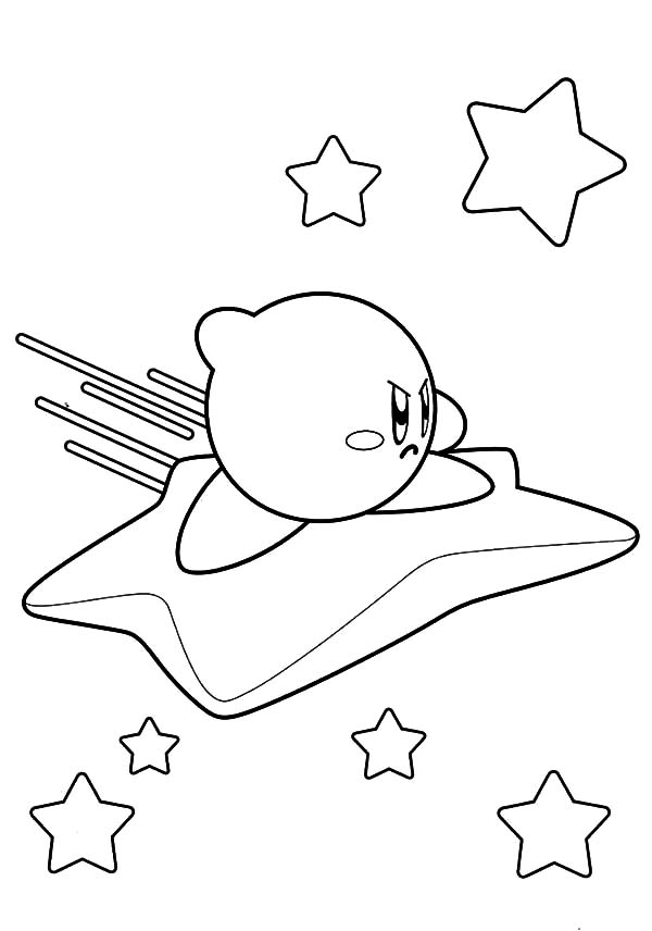 90 Coloring Pages Aesthetic Kirby 64