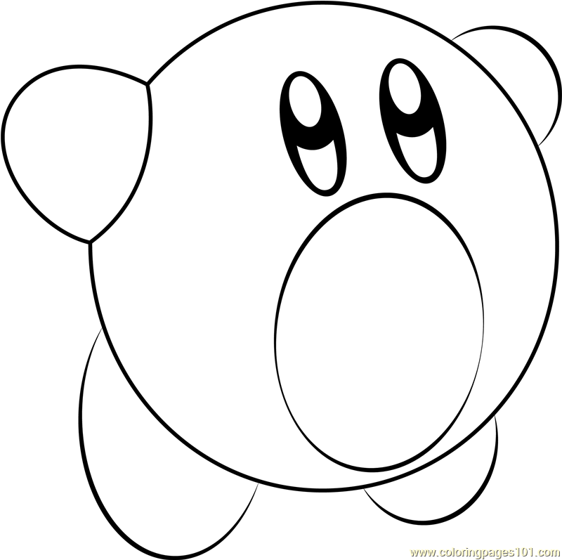 90 Coloring Pages Aesthetic Kirby 66