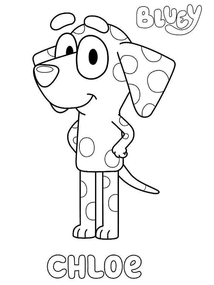 90 Printable Bluey Coloring Pages For Kids 51