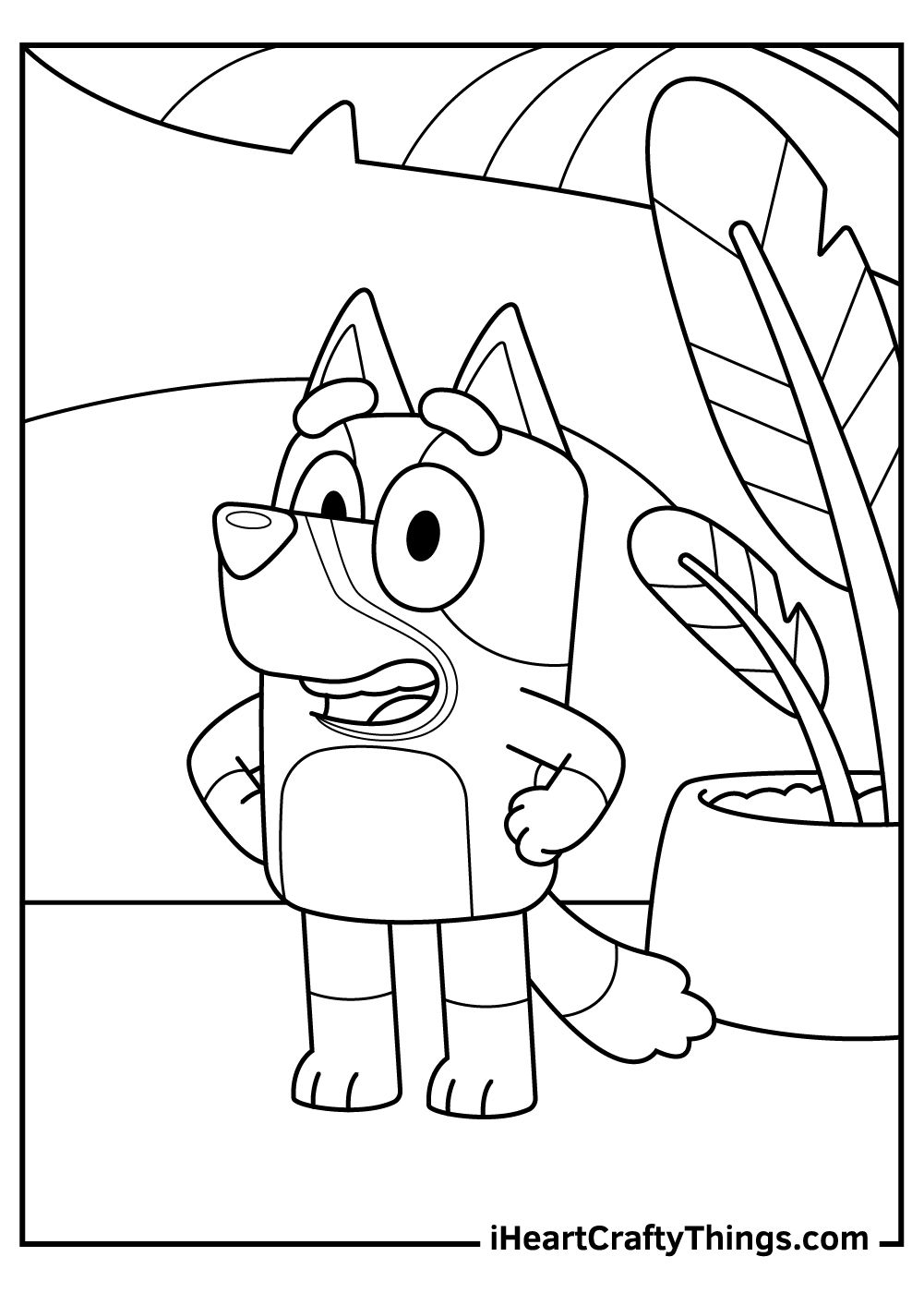 90 Printable Bluey Coloring Pages Party 83