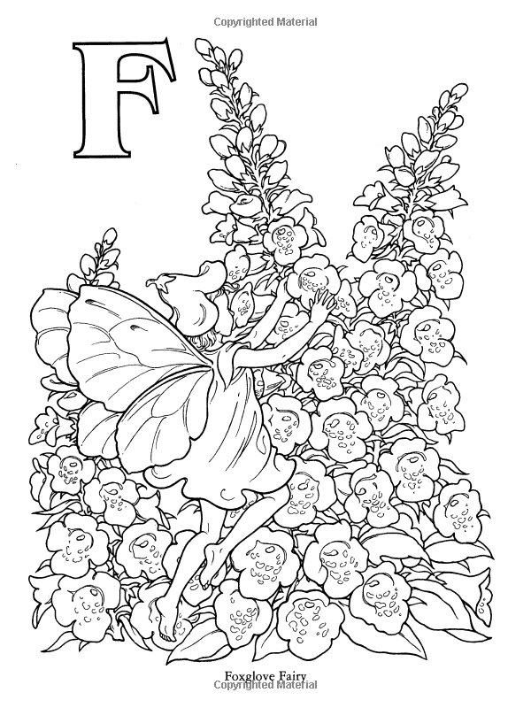 90 Printable Fairy Garden Coloring Pages 16