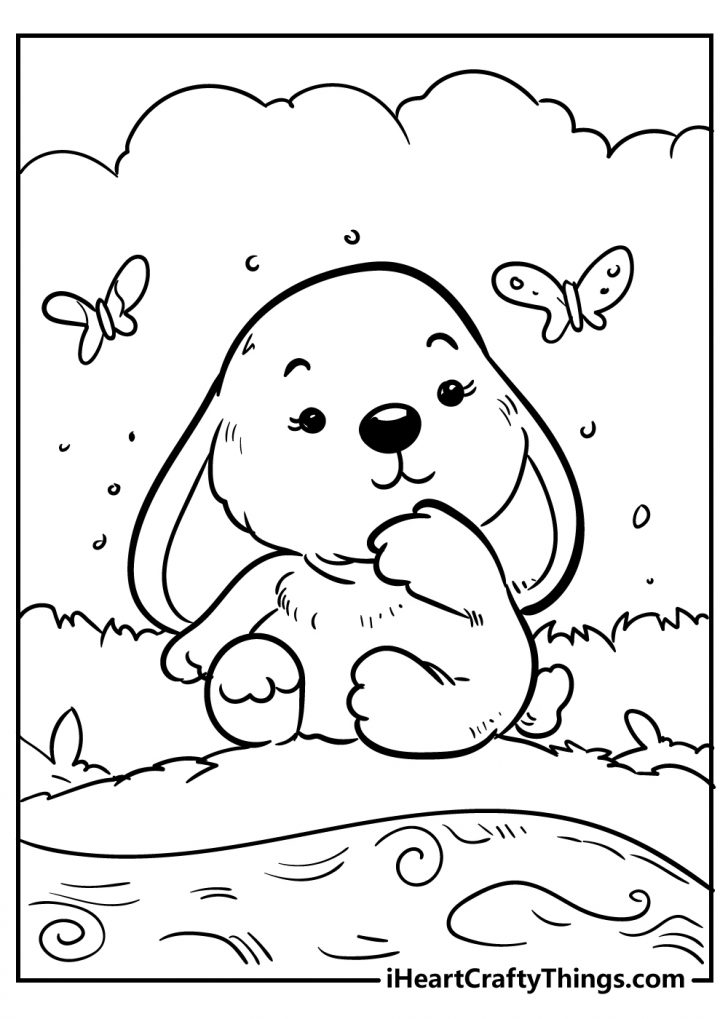 90 Printable Kawaii Cute Animal Coloring Pages 97