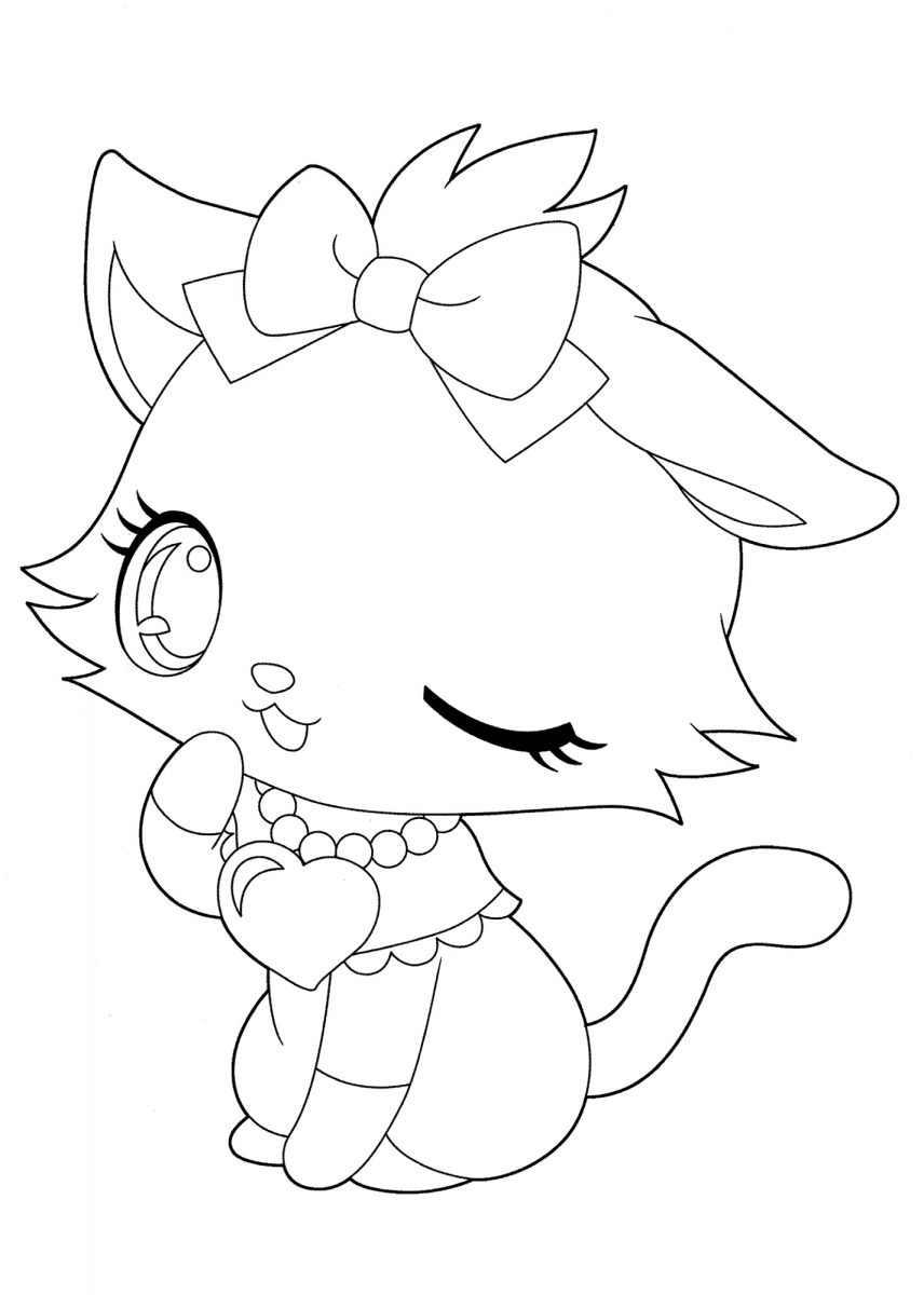 90 Printable Kawaii Cute Animal Coloring Pages 98