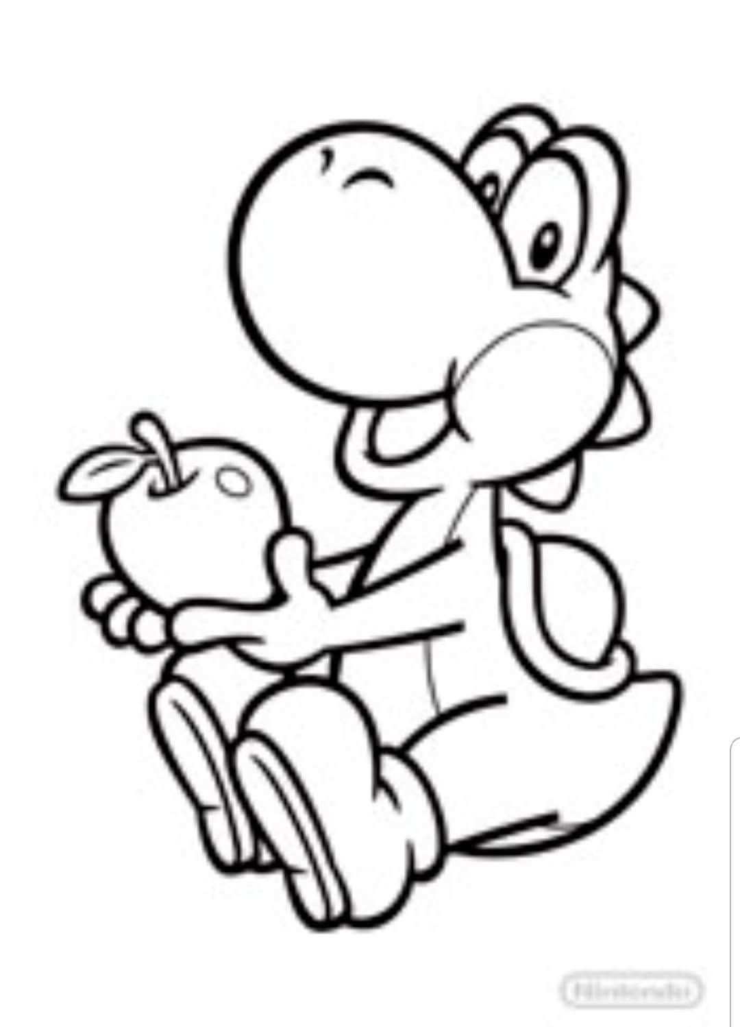 90 Printable Mario And Yoshi Coloring Pages 13