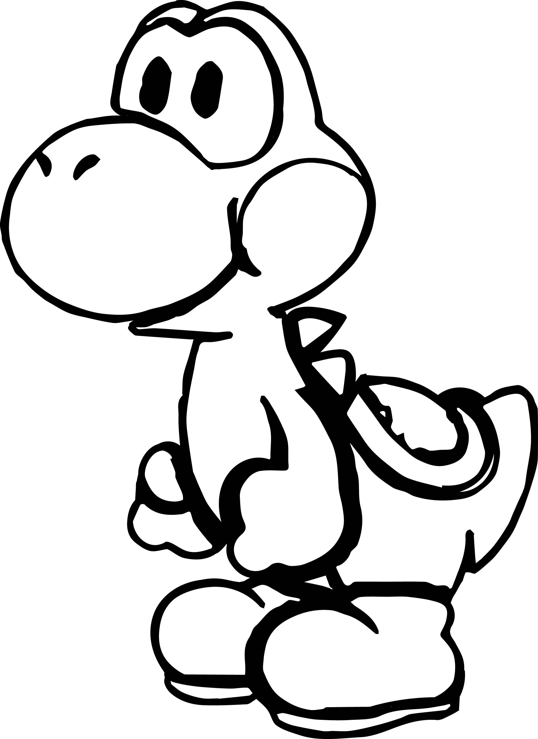 90 Printable Mario And Yoshi Coloring Pages 17