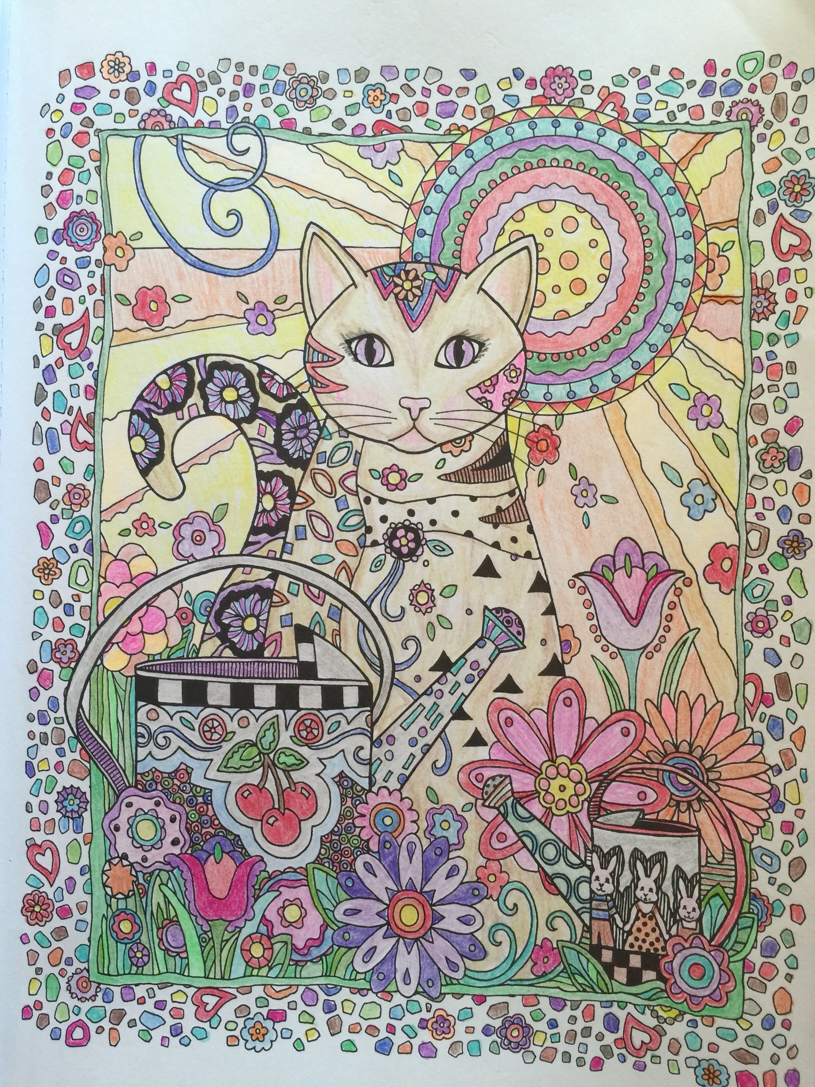 90 Printable Marjorie Sarnat Coloring Pages Finished Cat 32