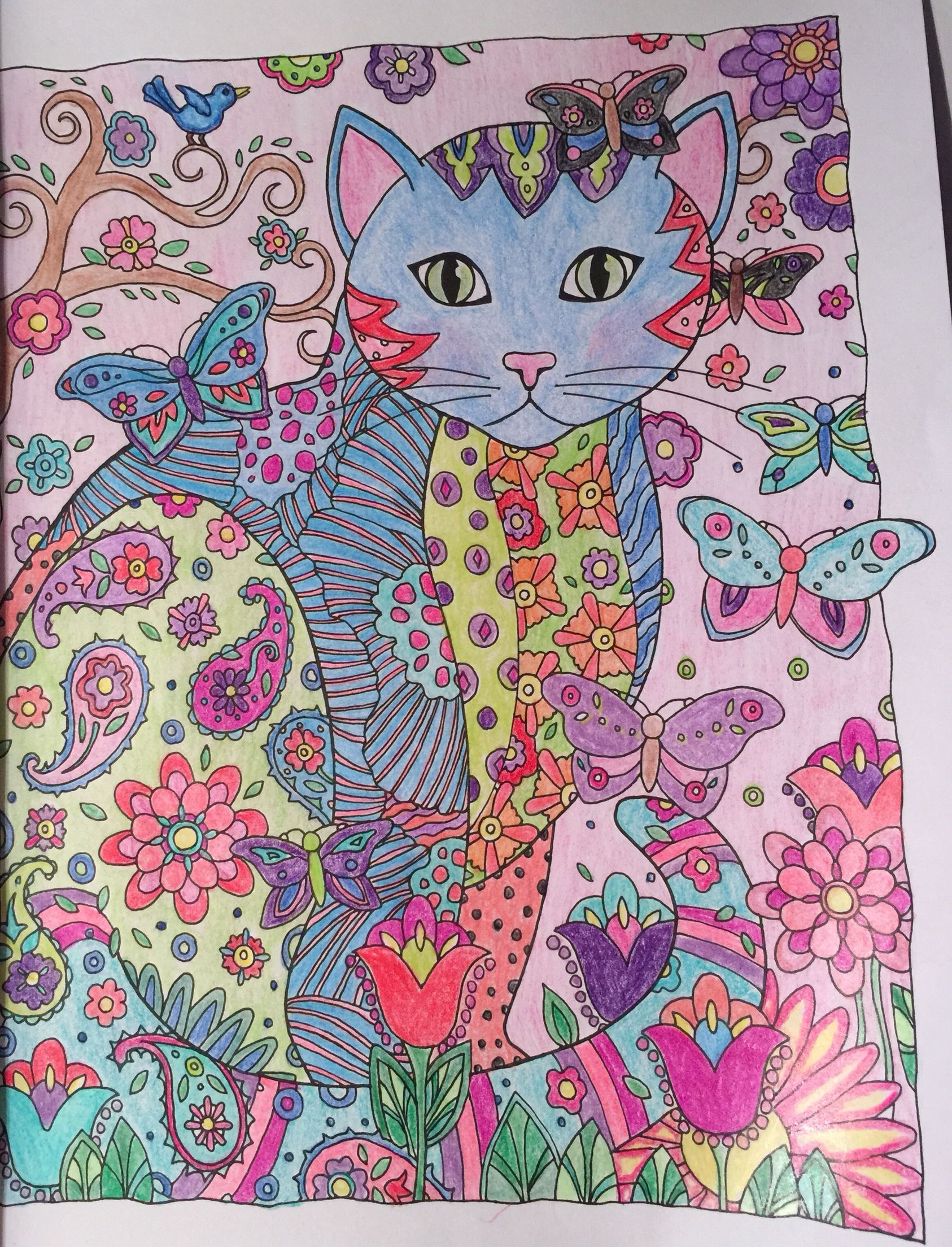 90 Printable Marjorie Sarnat Coloring Pages Finished Cat 33