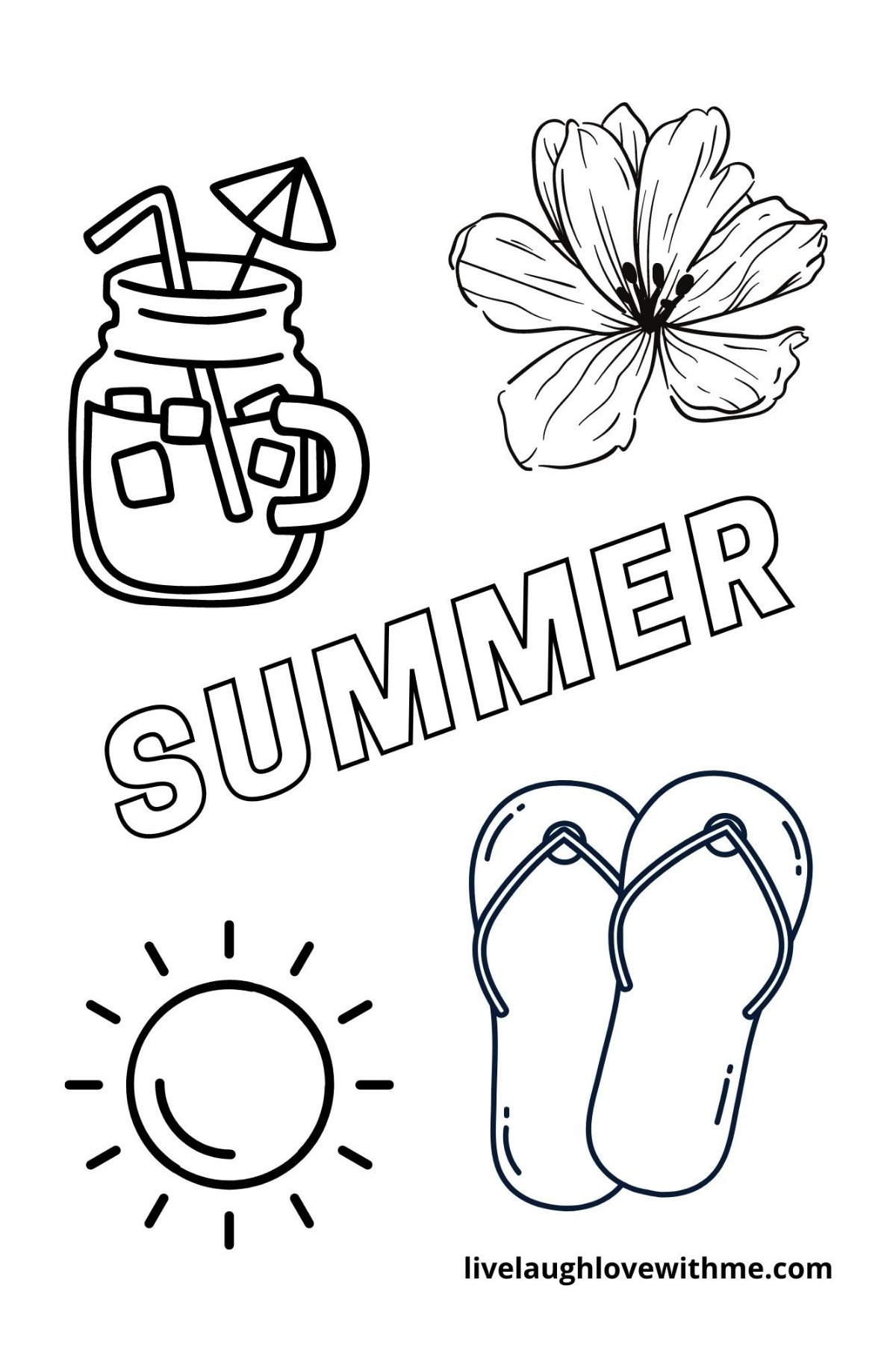 90 Printable Summer Coloring Pages For Teens 31