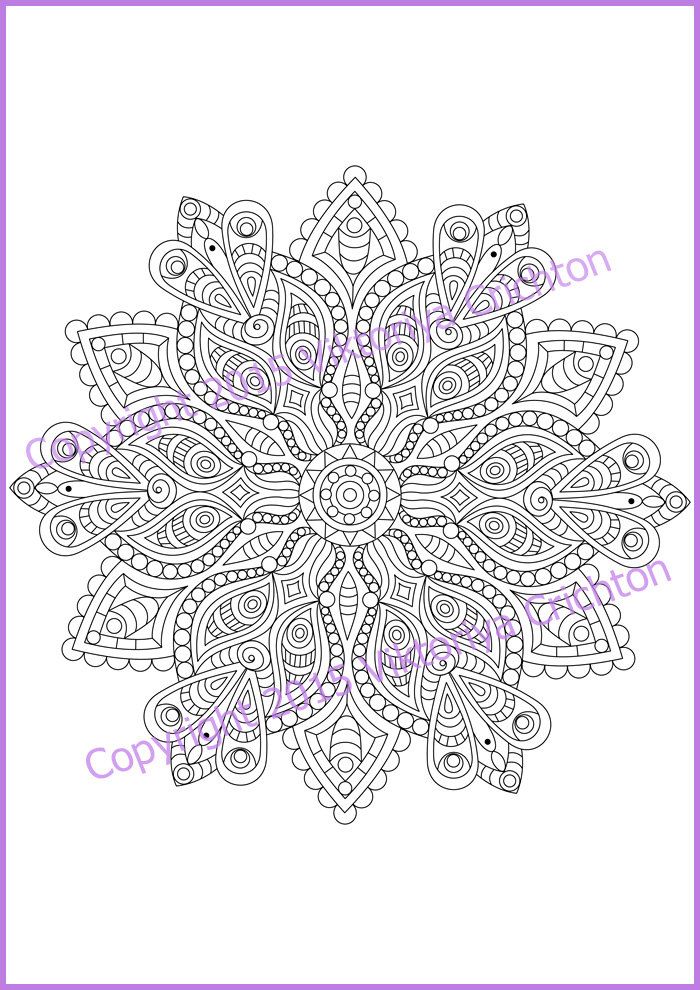 90 Zentangle Mandala Coloring Pages 95