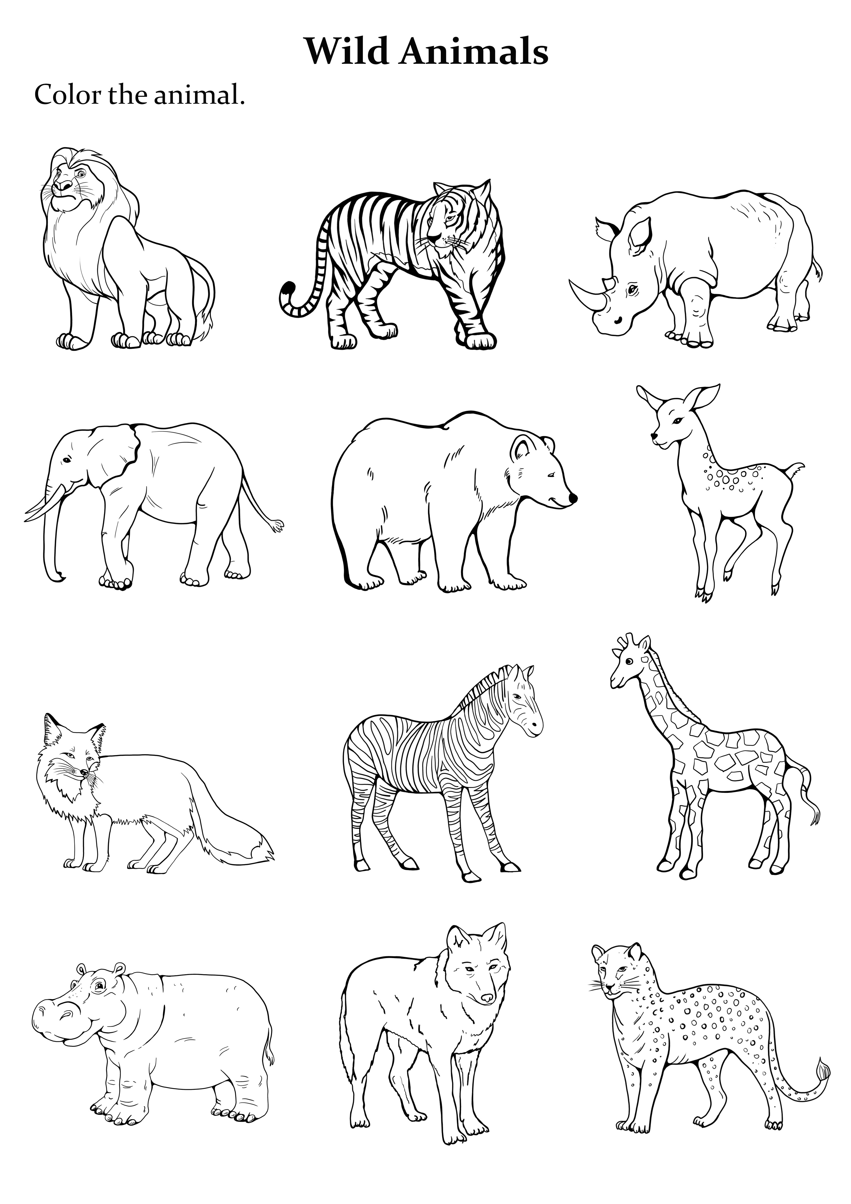 Get 85 Animal Coloring Pages For Adults Printable Ideas 17