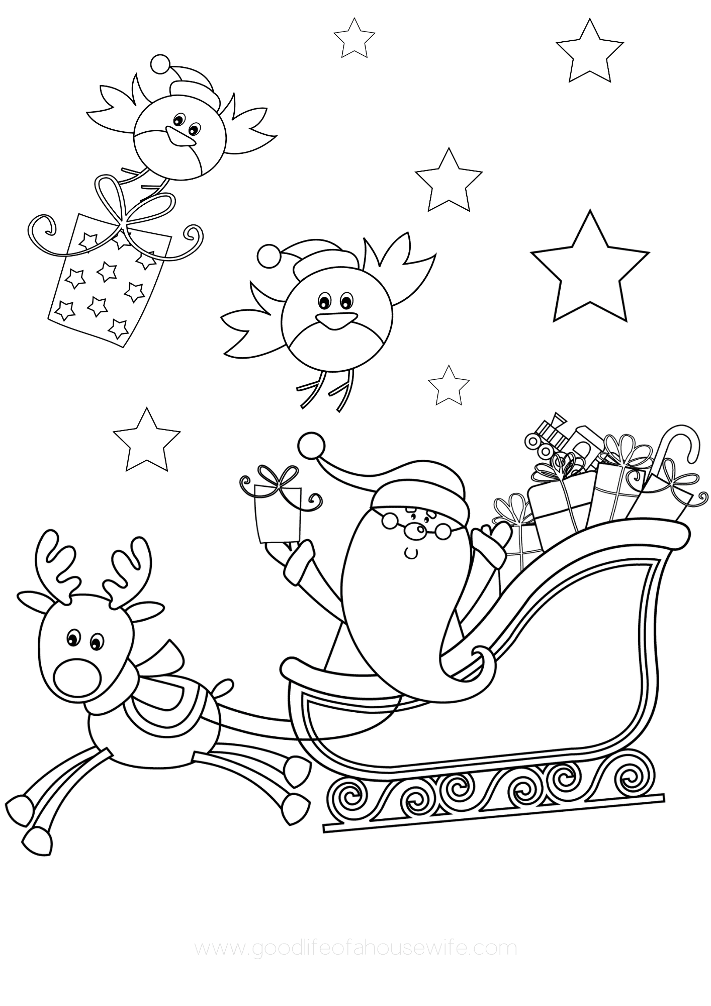 Get 85 Christmas Coloring Pages Simple Ideas 37