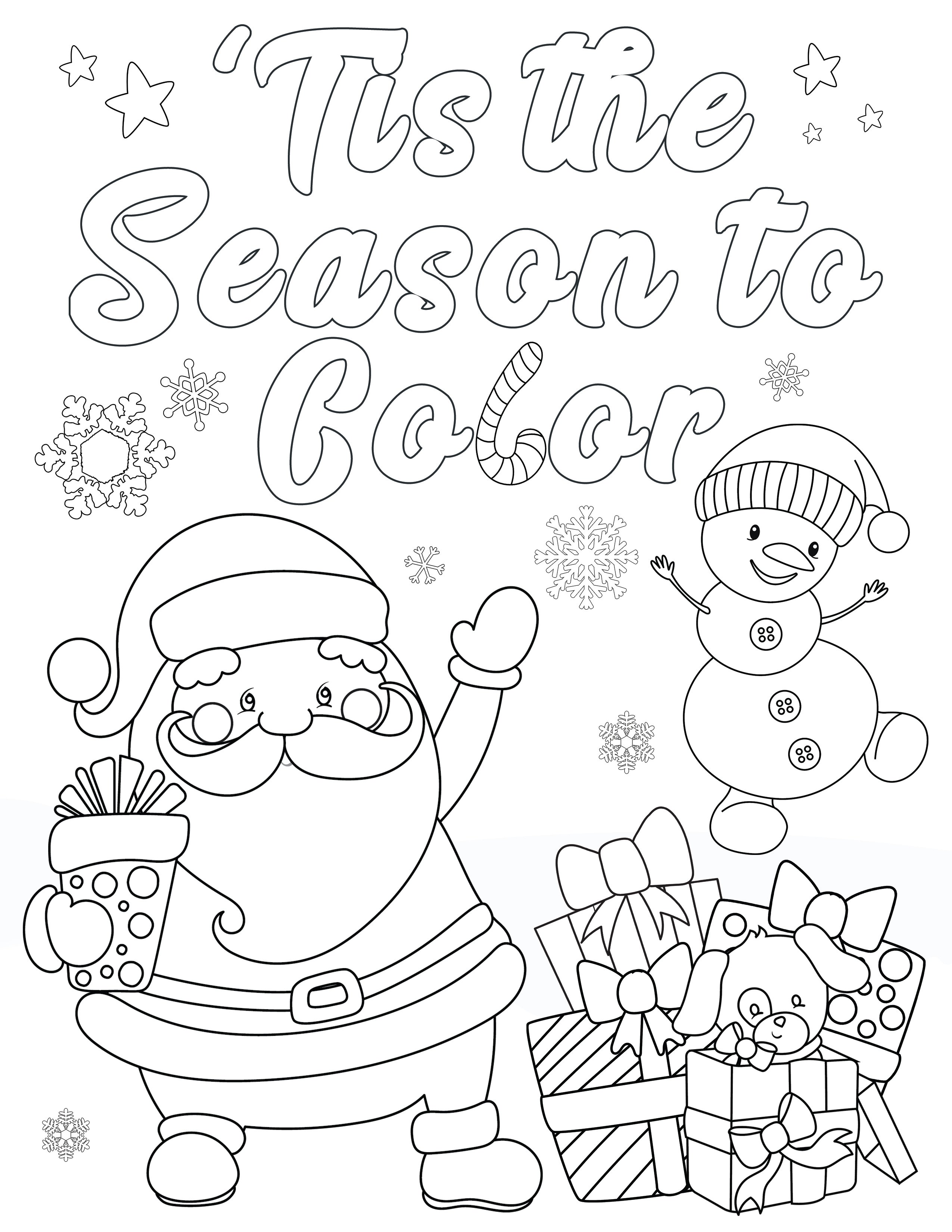 Get 85 Christmas Coloring Pages Simple Ideas 49