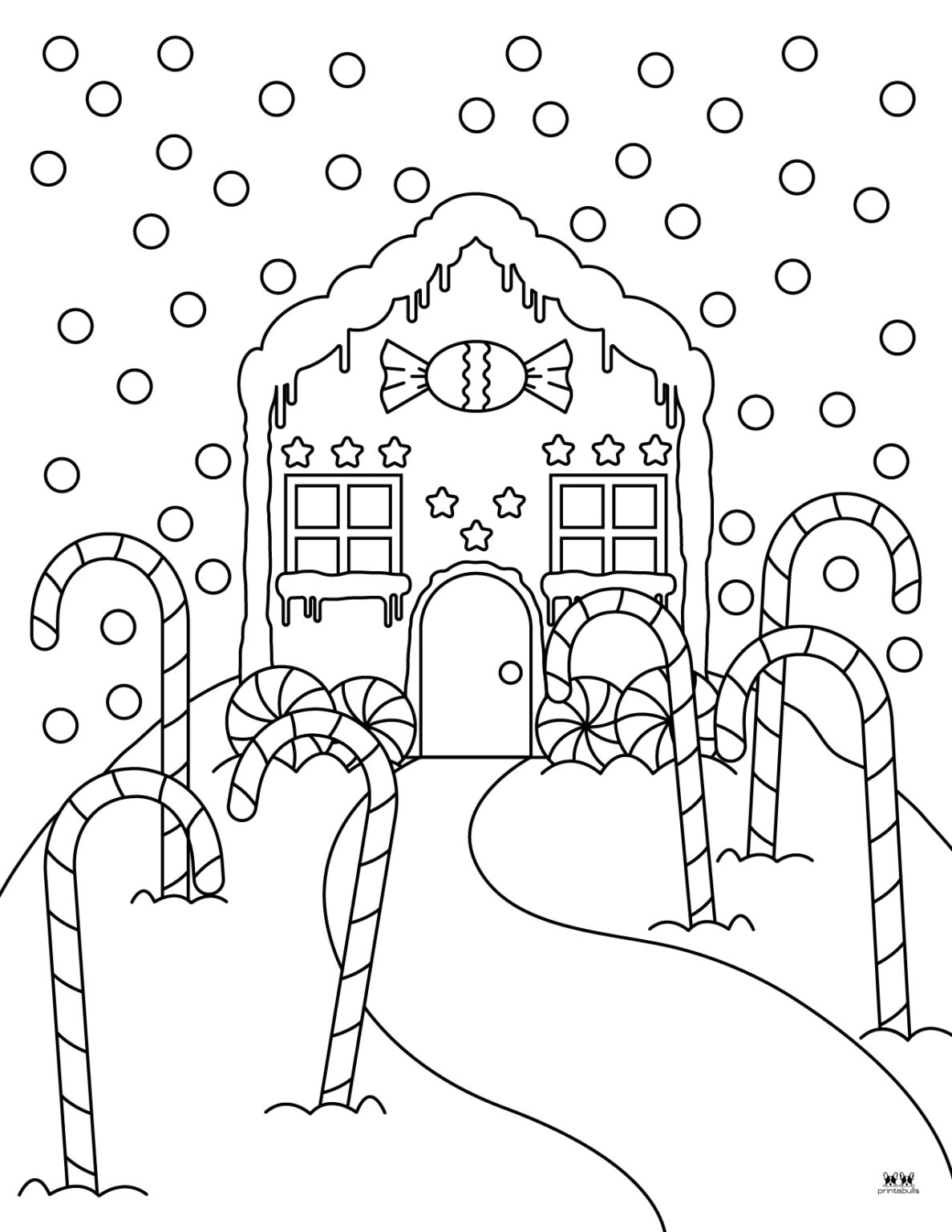 Get 85 Printable Gingerbread House Coloring Pages Ideas 31