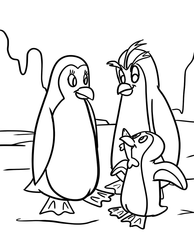 Get 85 Christmas Coloring Pages Penguins Ideas 35