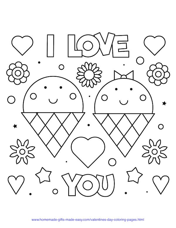 Get 85 Coloring Pictures Of Valentines Day Ideas 15