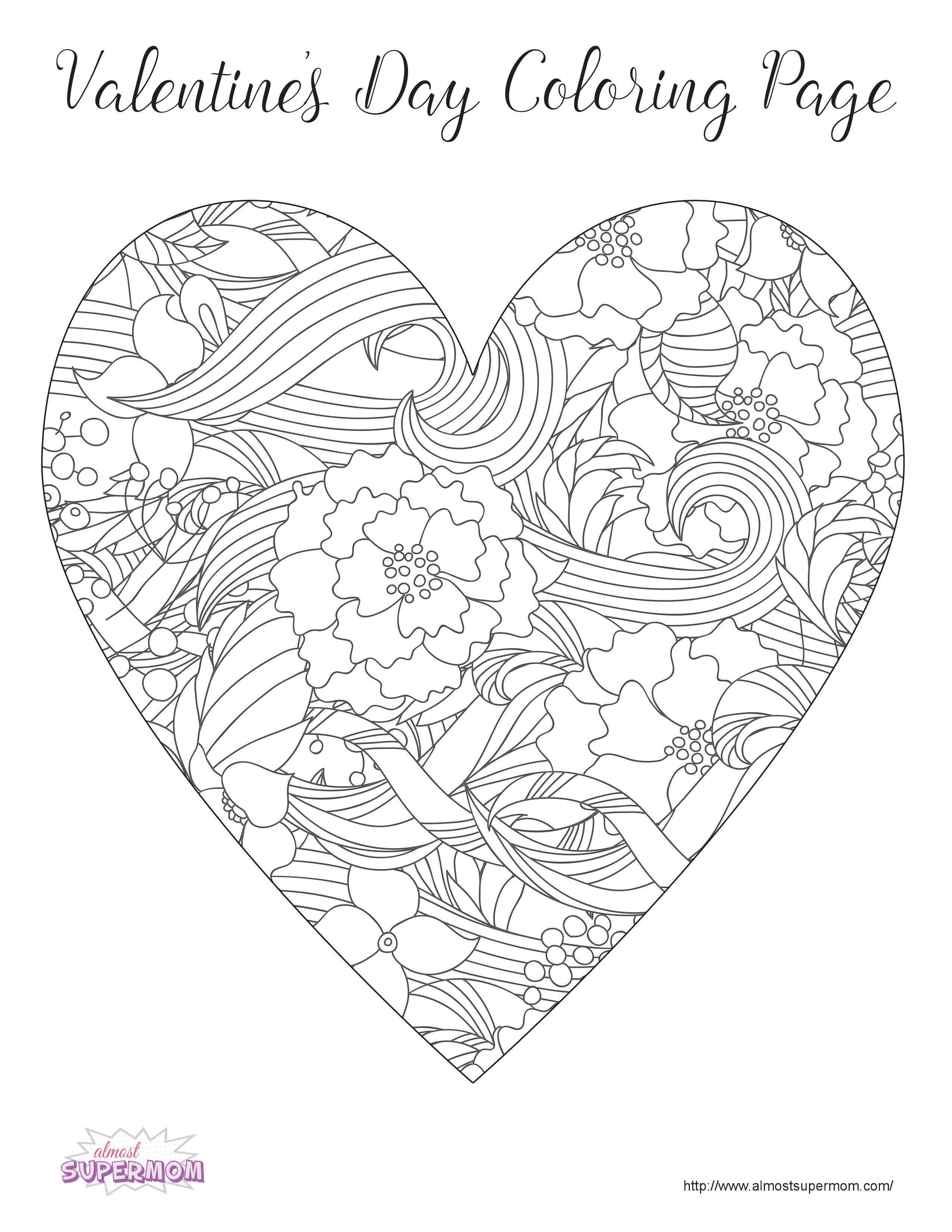 Get 85 Coloring Pictures Of Valentines Day Ideas 28