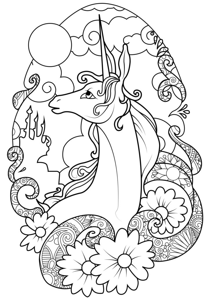 Get 85 Coloring Unicorn Pages Ideas 4