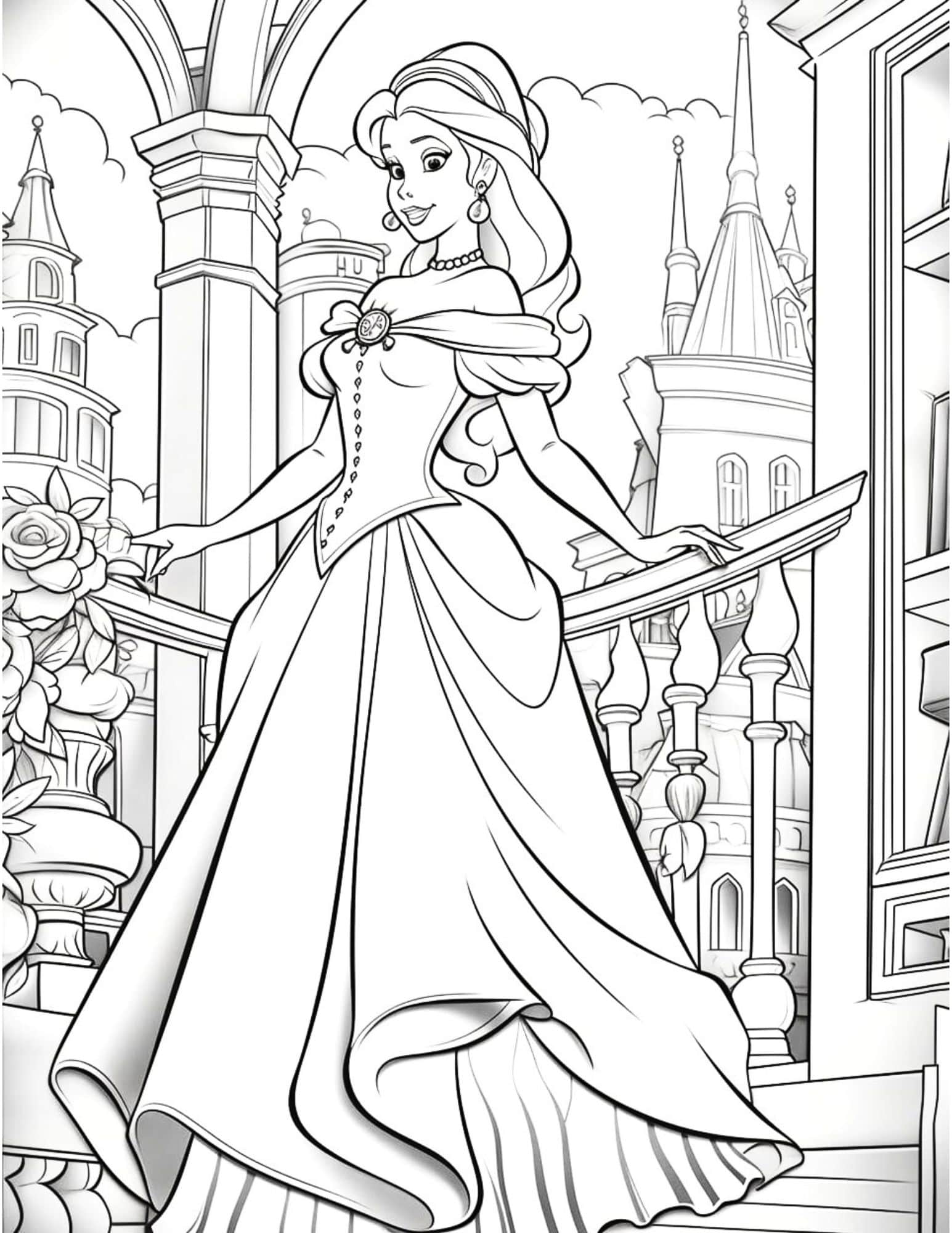 Get 85 Printable Coloring Pages Princesses Ideas 23