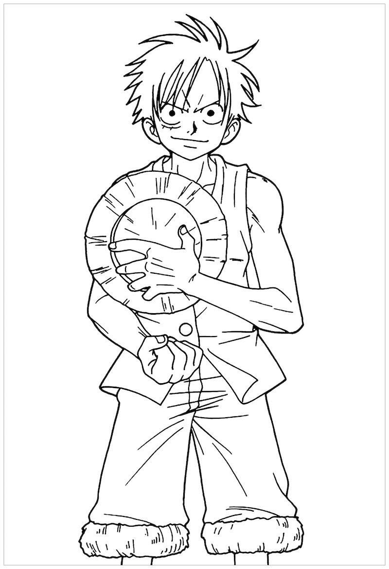 35 Printable Luffy Coloring Pages 19