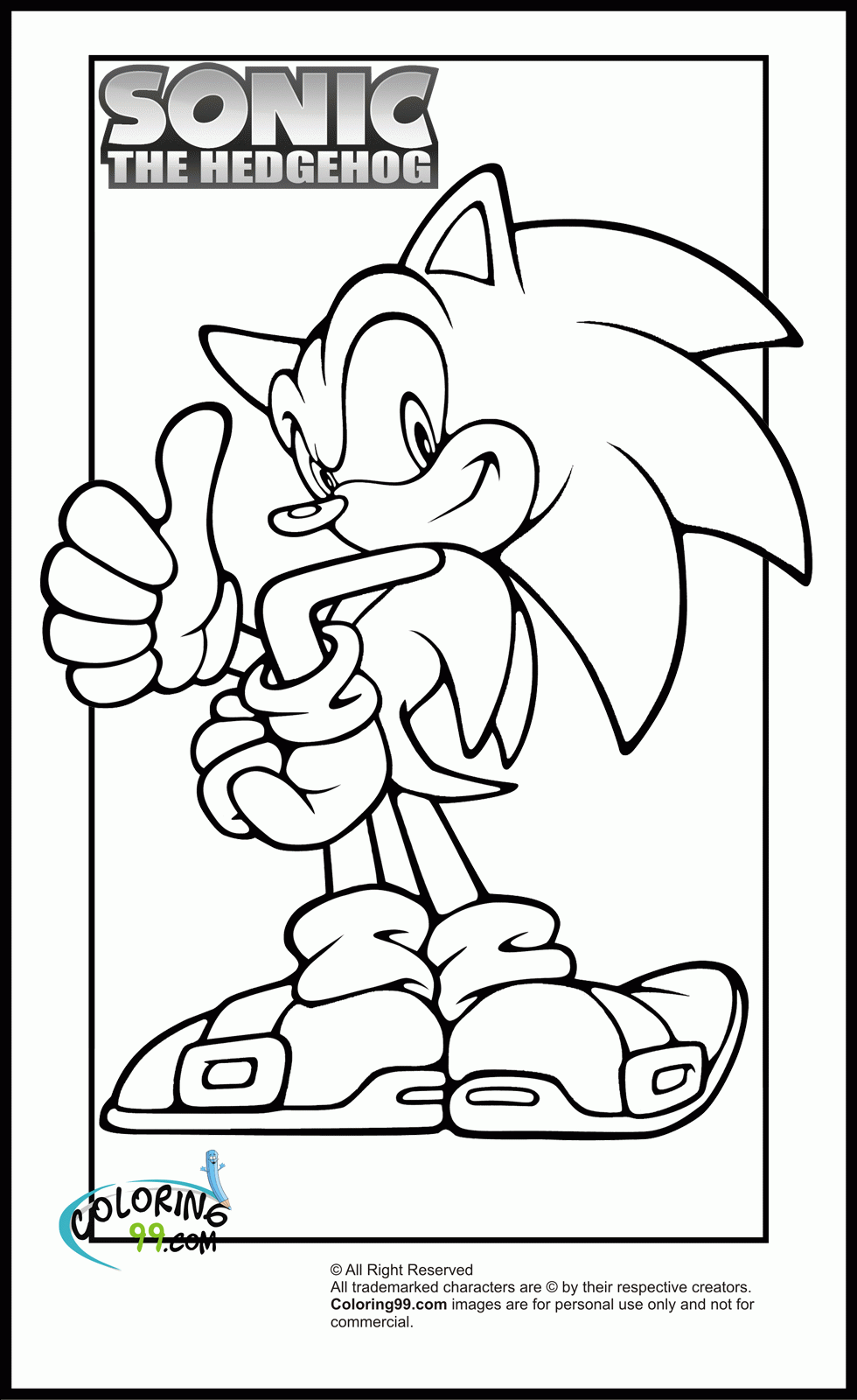 35 Printable Red Sonic Coloring Pages 13