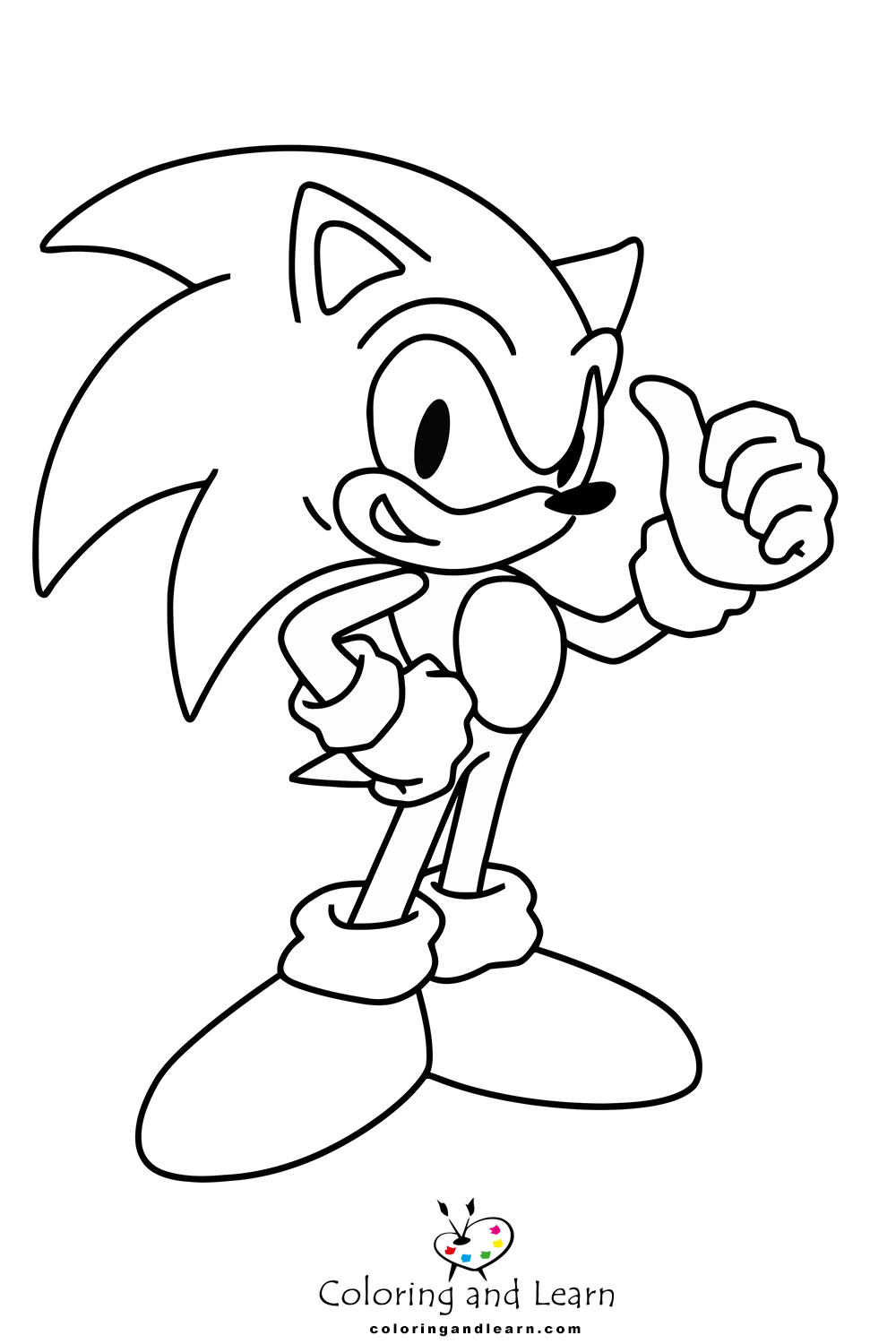 35 Printable Red Sonic Coloring Pages 14