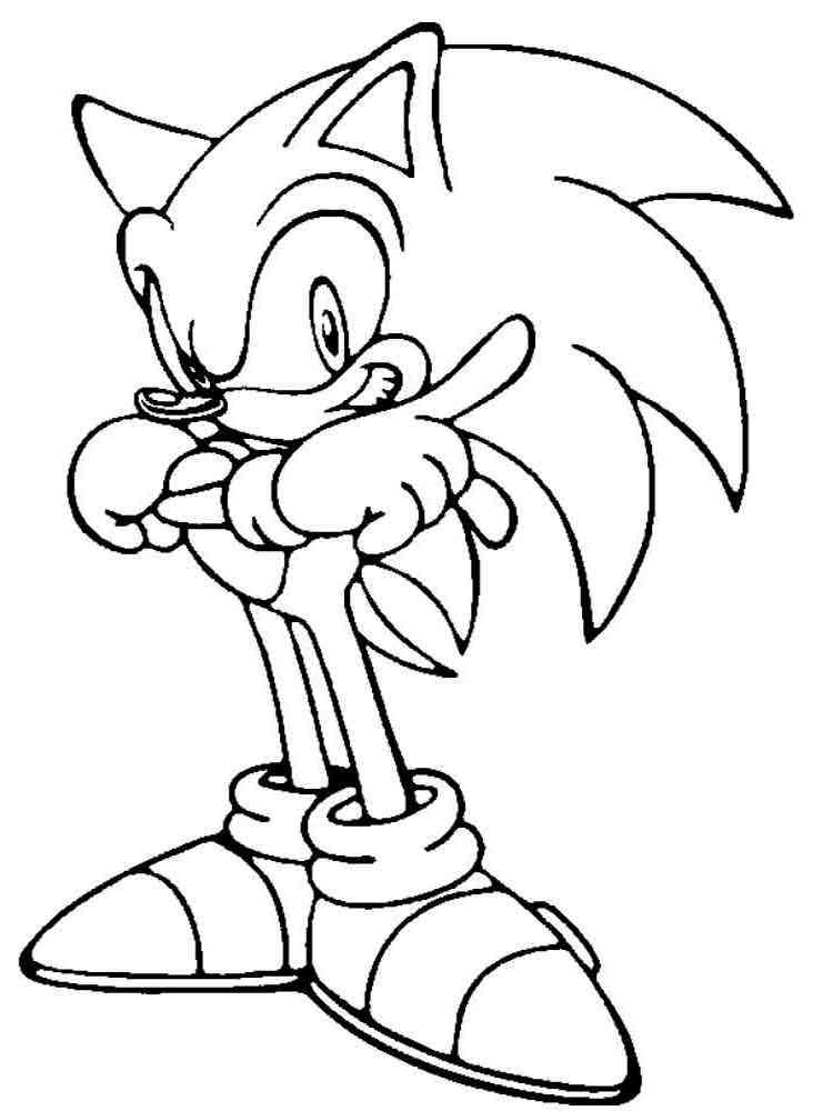 35 Printable Red Sonic Coloring Pages 15