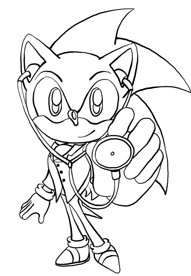 35 Printable Red Sonic Coloring Pages 16