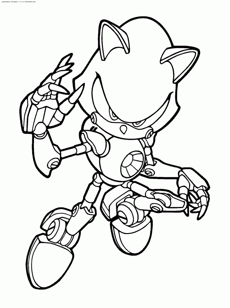 35 Printable Red Sonic Coloring Pages 19