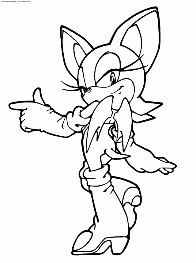 35 Printable Red Sonic Coloring Pages 20