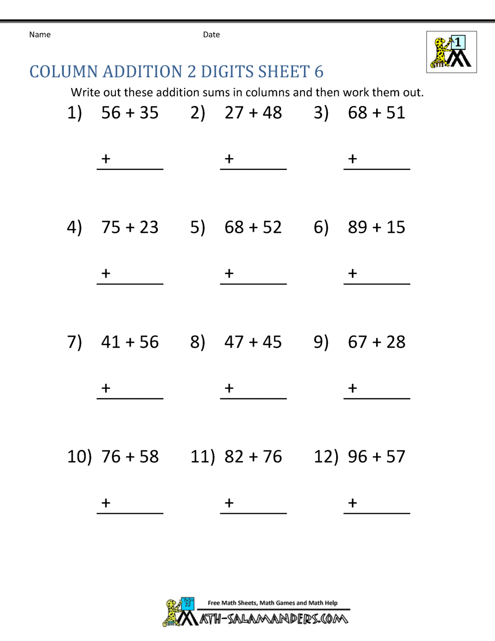 Save 60 Addition Math Worksheets Ideas 29