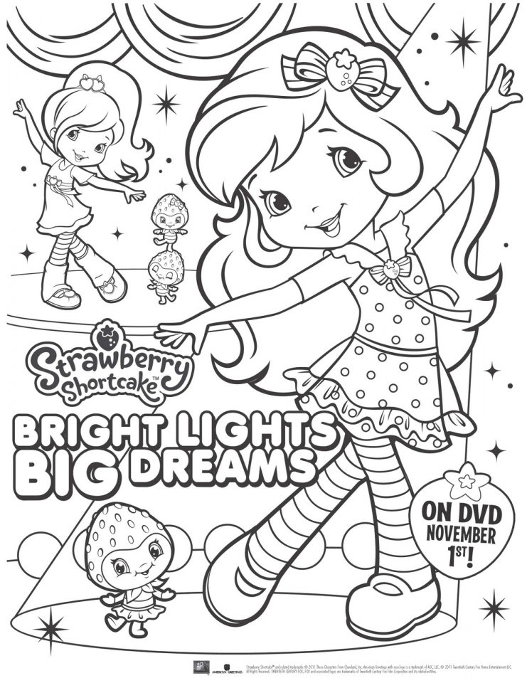 Save 60 Strawberry Shortcake Summer Coloring Pages Ideas 43