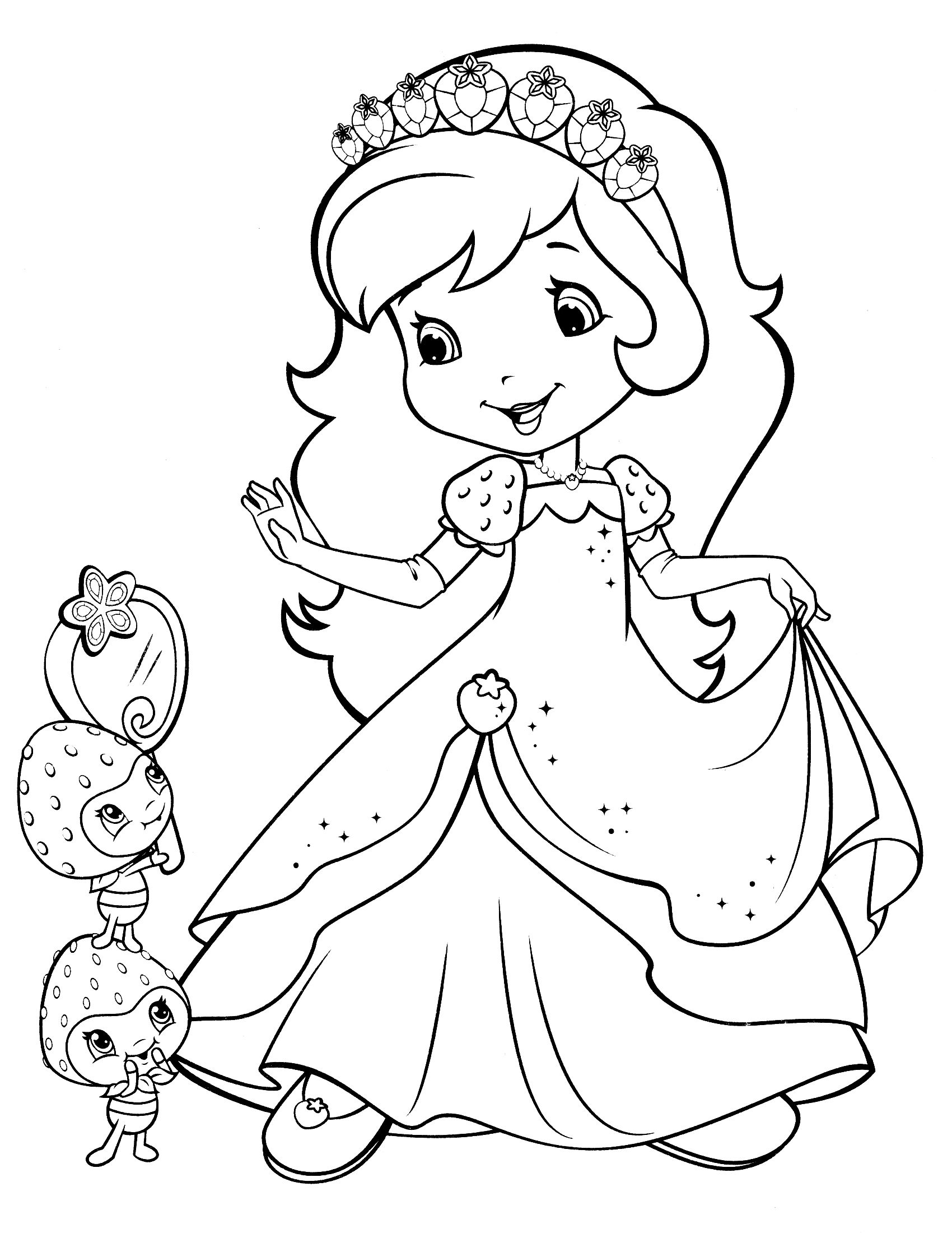 Save 60 Strawberry Shortcake Summer Coloring Pages Ideas 44