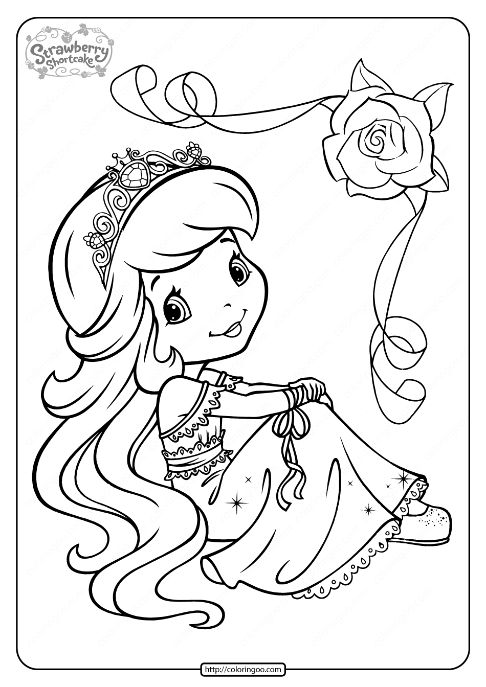 Save 60 Strawberry Shortcake Summer Coloring Pages Ideas 57